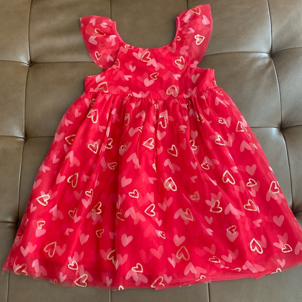 Isaac Mizrahi girls red tulle dress size 7